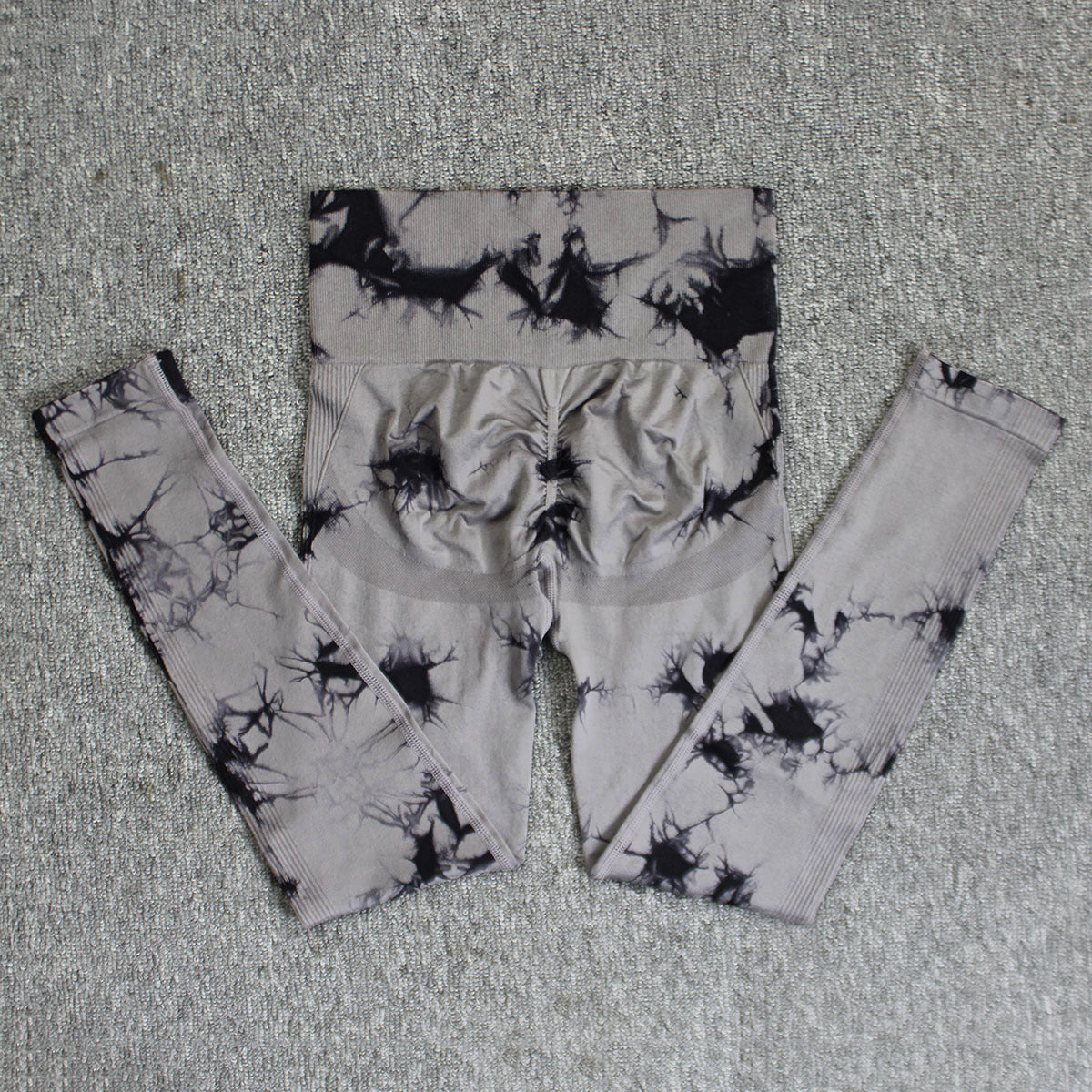 High Waist Seamless Tie-Dye Yoga Pants