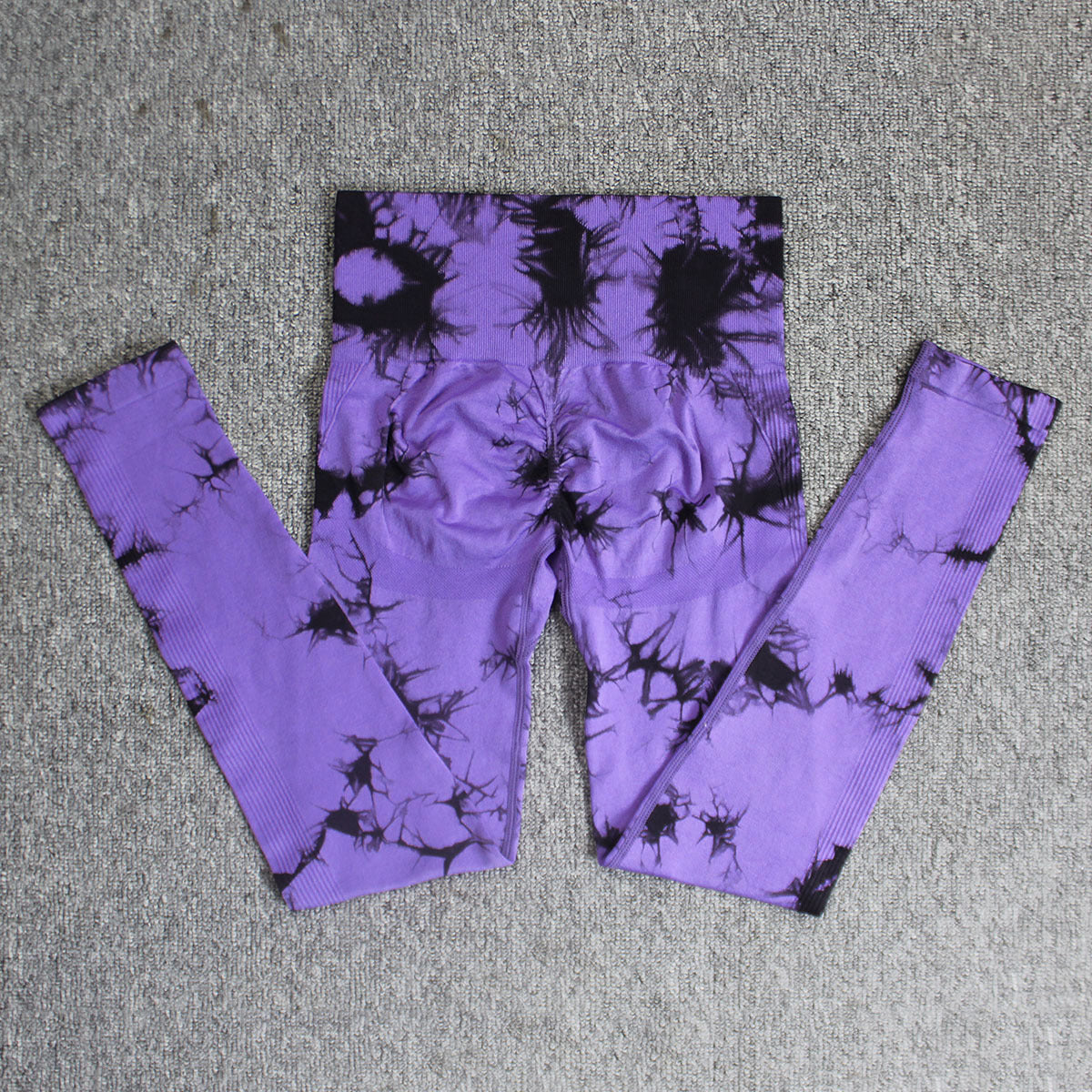 High Waist Seamless Tie-Dye Yoga Pants