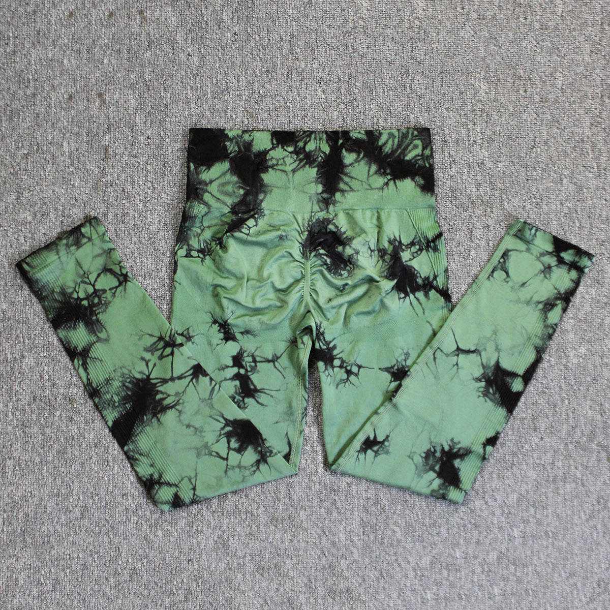 High Waist Seamless Tie-Dye Yoga Pants