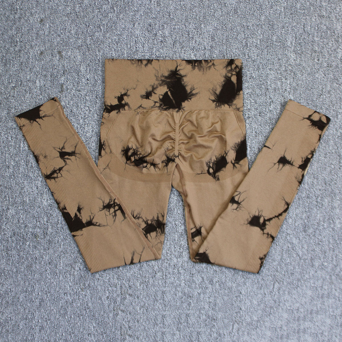 High Waist Seamless Tie-Dye Yoga Pants