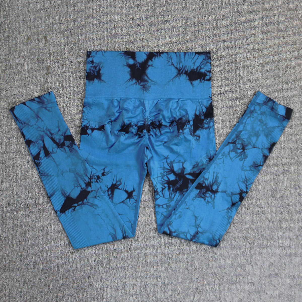 High Waist Seamless Tie-Dye Yoga Pants