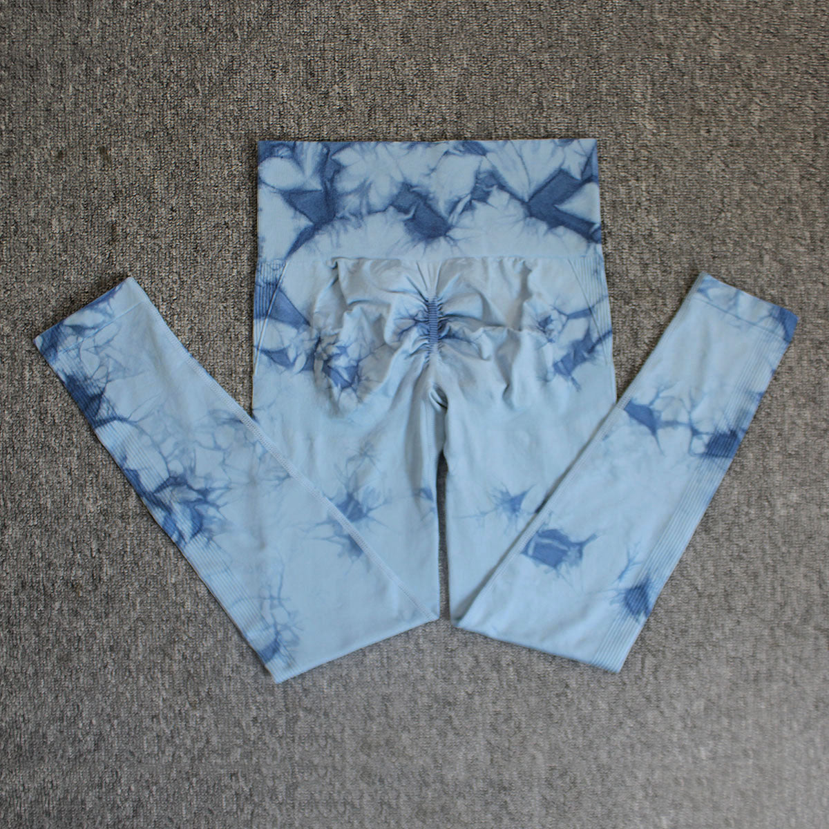 High Waist Seamless Tie-Dye Yoga Pants