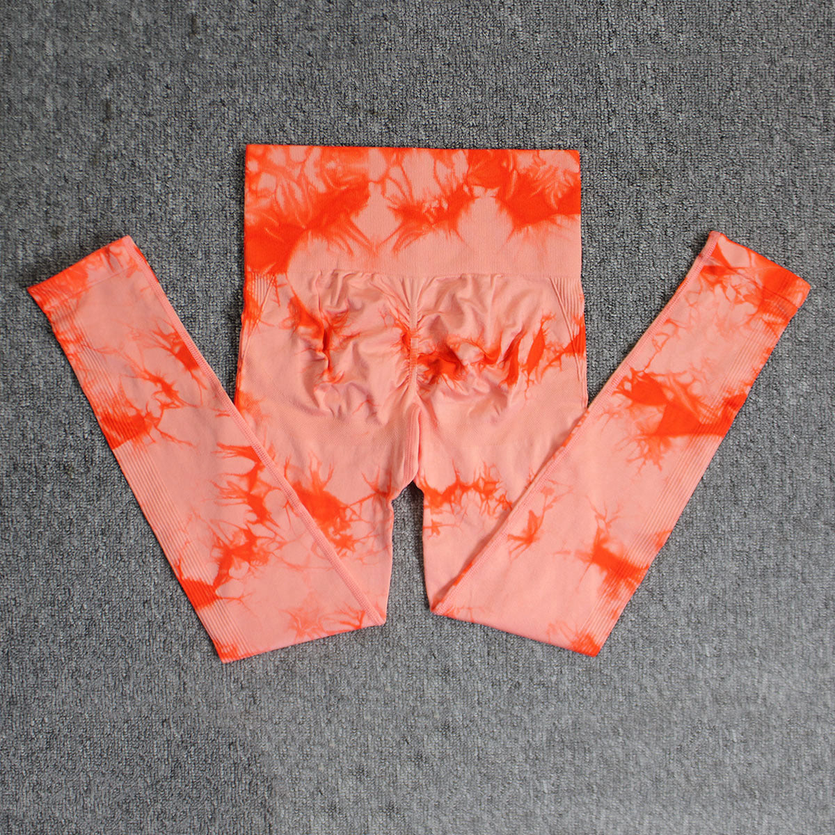 High Waist Seamless Tie-Dye Yoga Pants